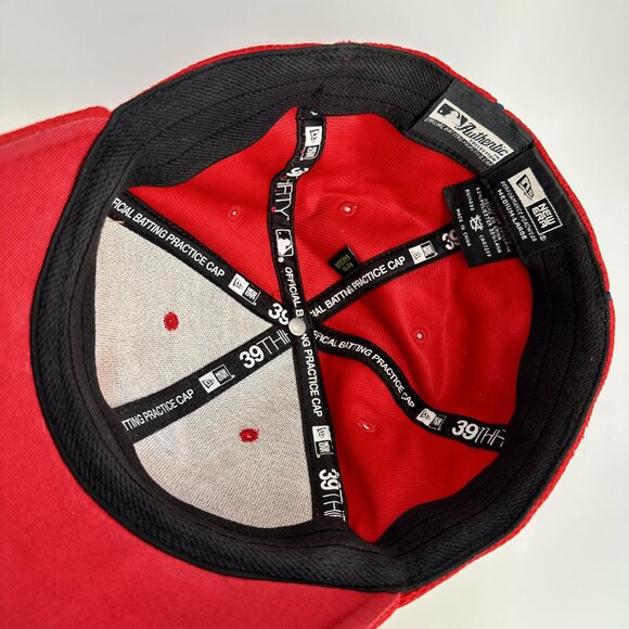 Vintage Philadelphia Phillies MLB New Era Baseball Hat 39Thirty Fitted Cap M / L - Picture 7 of 11